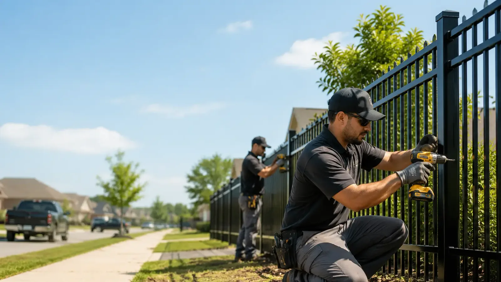 Metal Fence Installation in Ennis, TX